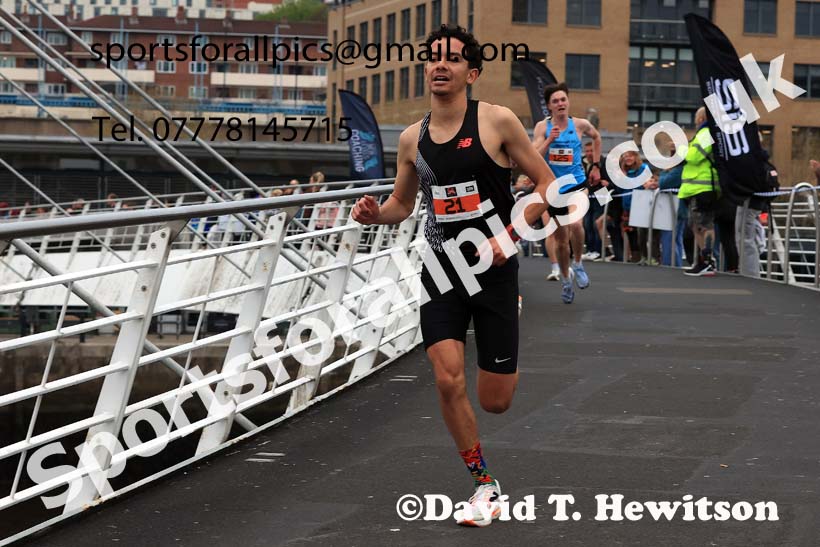 The 2025 Quayside 5k, Newcastle-Gateshead, Wednesday, April 23rd. Photo: David T. Hewitson/Sports for All Pics